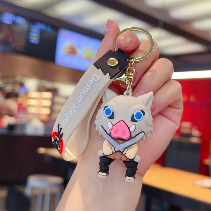 Wholesale Cute PVC cartoon anime keychain