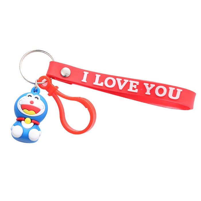 Wholesale Random Cute Cartoon Soft Rubber Toy Keychain JDC-KC-BoYue011