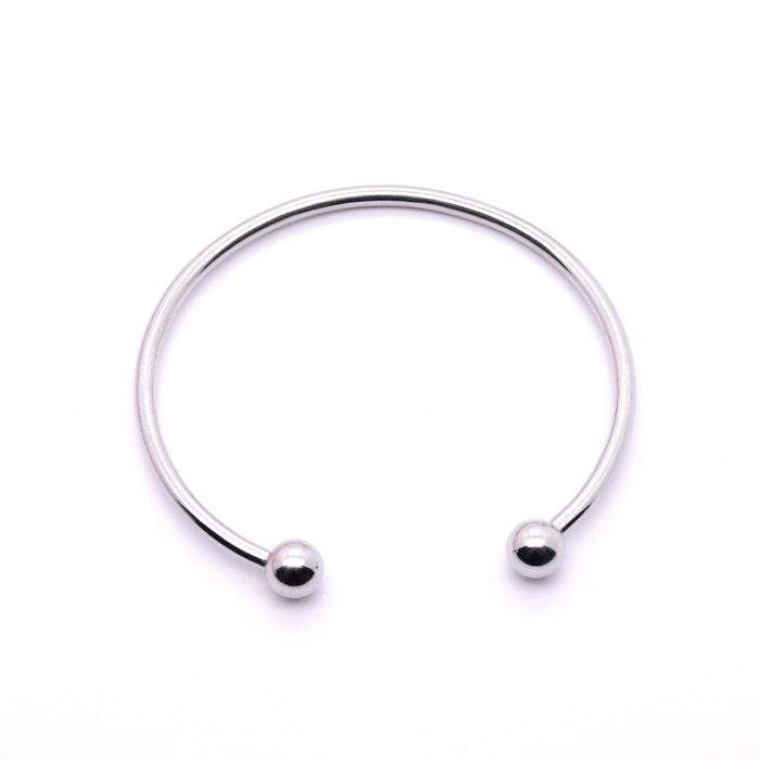 Wholesale Stainless Steel C-shaped Open Bracelet JDC-BT-ShuangN001