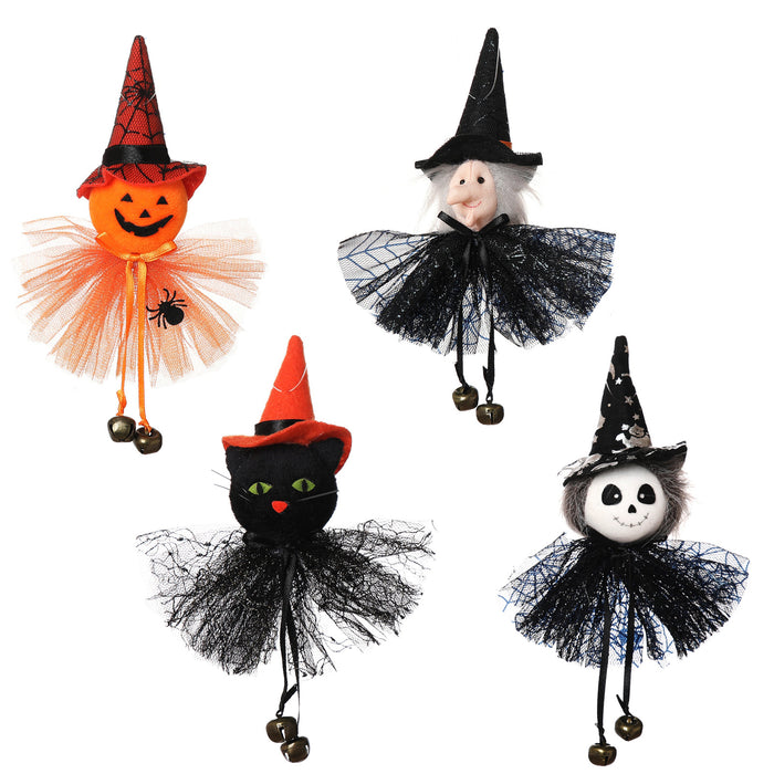 Wholesale  Decoration Party Bar Decoration Pumpkin Ghost Witch Black Cat Pendant y Witch Pendant