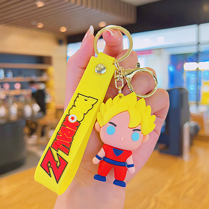 Wholesale Cartoon Silicone Doll Keychain JDC-KC-MingT042