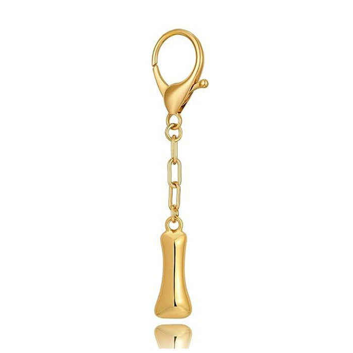 Wholesale 26 Bubble Letter Metal English Letter Keychain