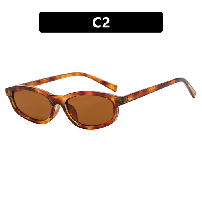 Wholesale Small frame personalized sunglasses, round face sunglasses, slimming and high-end sunglasses