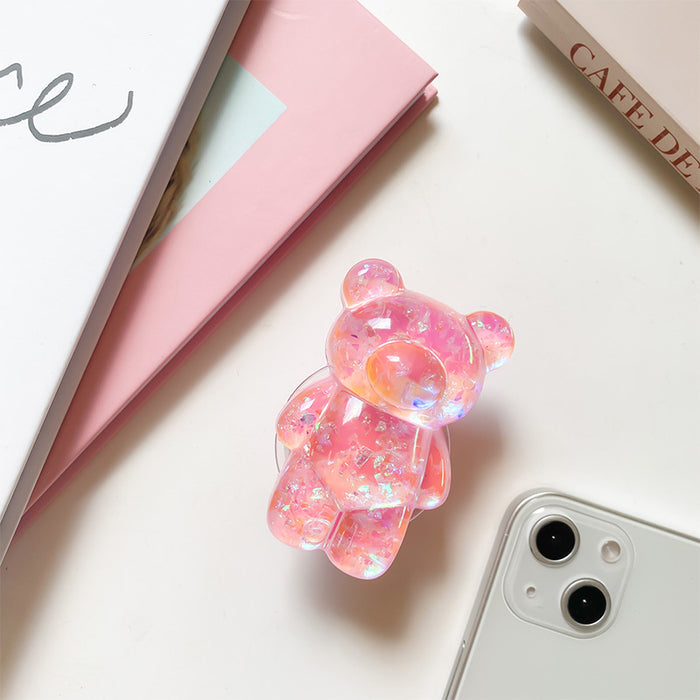 Wholesale 3D Holographic Bear Pop-out Phone Grips