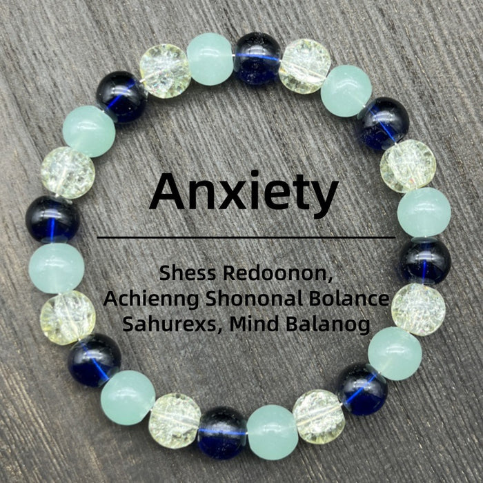 Wholesale Green Aventurine Lapis Lazuli Yellow Floral Glass Combination Bracelet