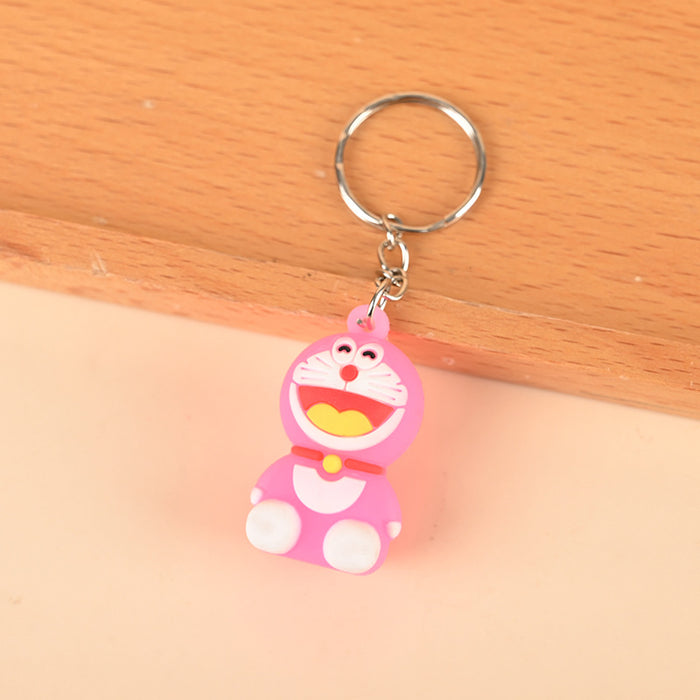 Wholesale 10PCS Cute Cartoon 3D PVC Keychain (S)JDC-KC-DongH001