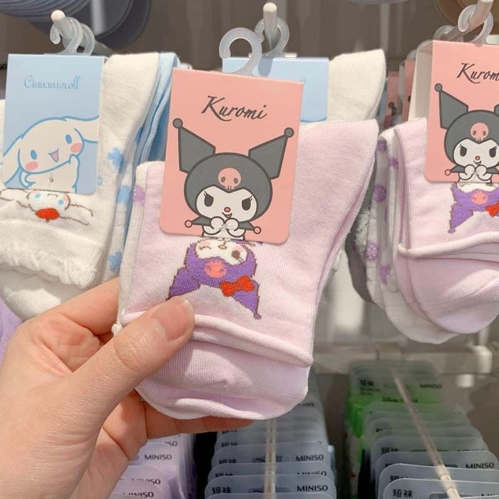 Wholesale sweet cartoon cute mid-calf socks