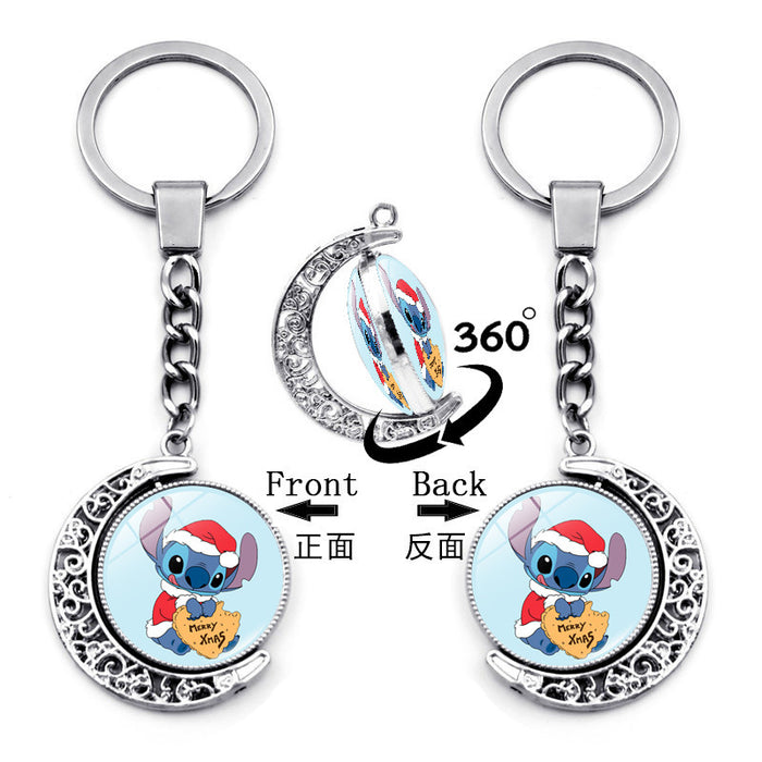 Wholesale Cartoon Alloy Rotating Keychain JDC-KC-HengX027