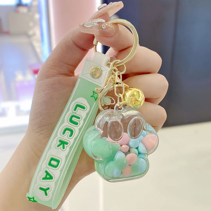 Wholesale Acrylic Cartoon Oiled Cat Claw Keychain JDC-KC-SuXC003