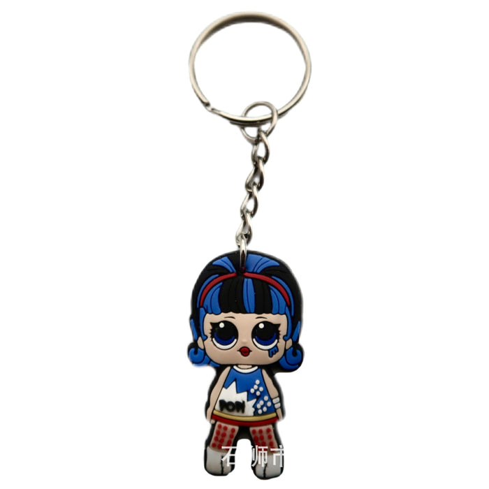 Wholesale 10 pcs Cute Girl Series Key Chain Pendants