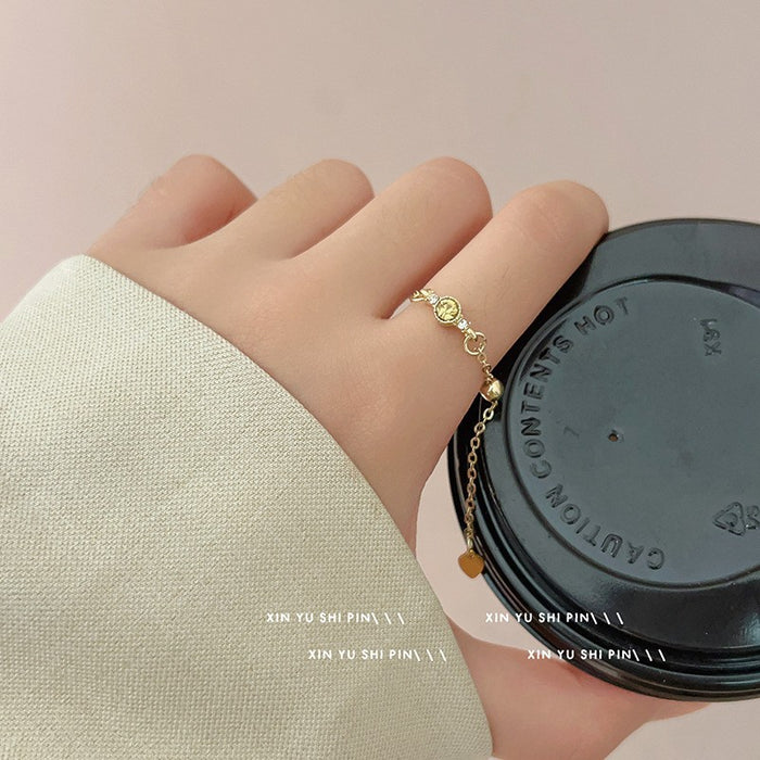 Wholesale Creative merit ring can be opened to relieve boredom, index finger ring, niche personalized design ring