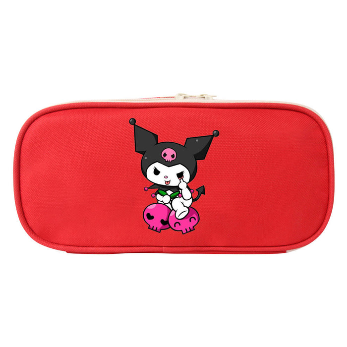 Wholesale Pencil Bag Student Cute Printed Canvas Stationery Bag JDC-PB-JR001