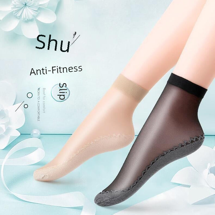 Wholesale Silk stockings, short socks, cotton soles, sweat absorbing and anti slip socks, anti hook silk midsole