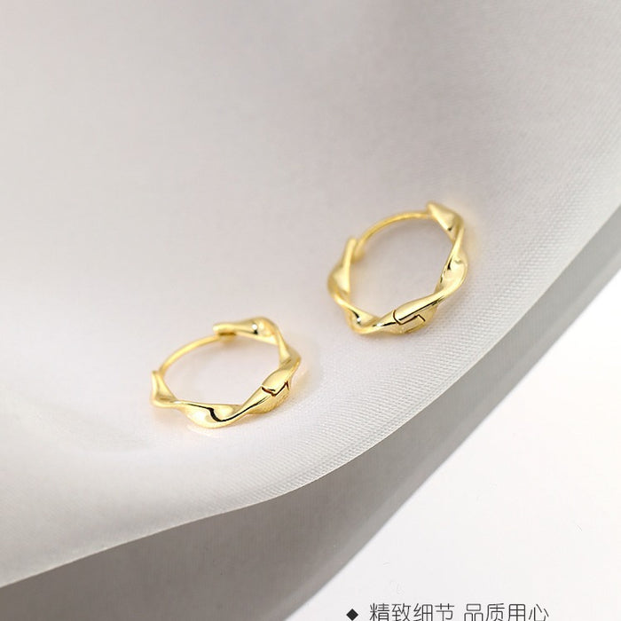Wholesale Pure silver earrings, niche earrings, high-end earrings