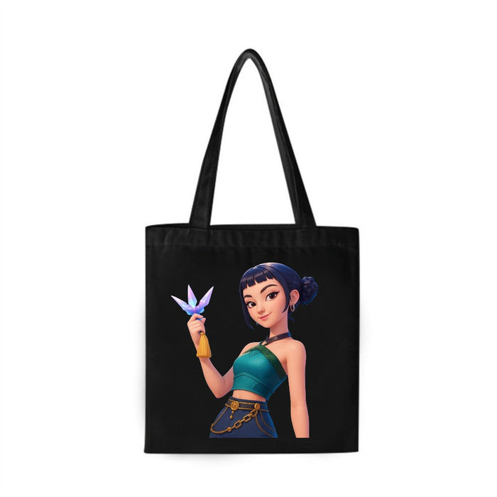 Wholesale KPOP Anime-themed printed canvas shoulder bag
