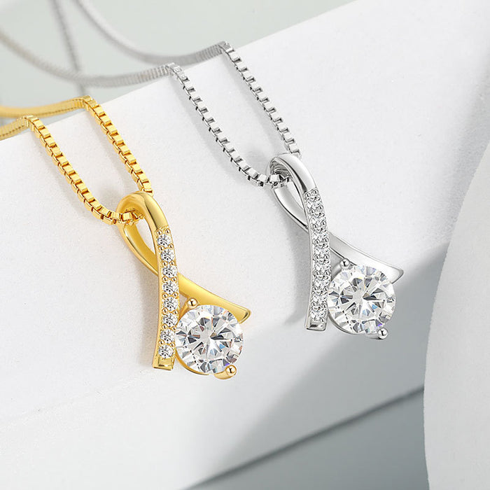 Wholesale A herringbone shaped collarbone chain with a high-end feel, simple lines, and a beautiful fishtail necklace