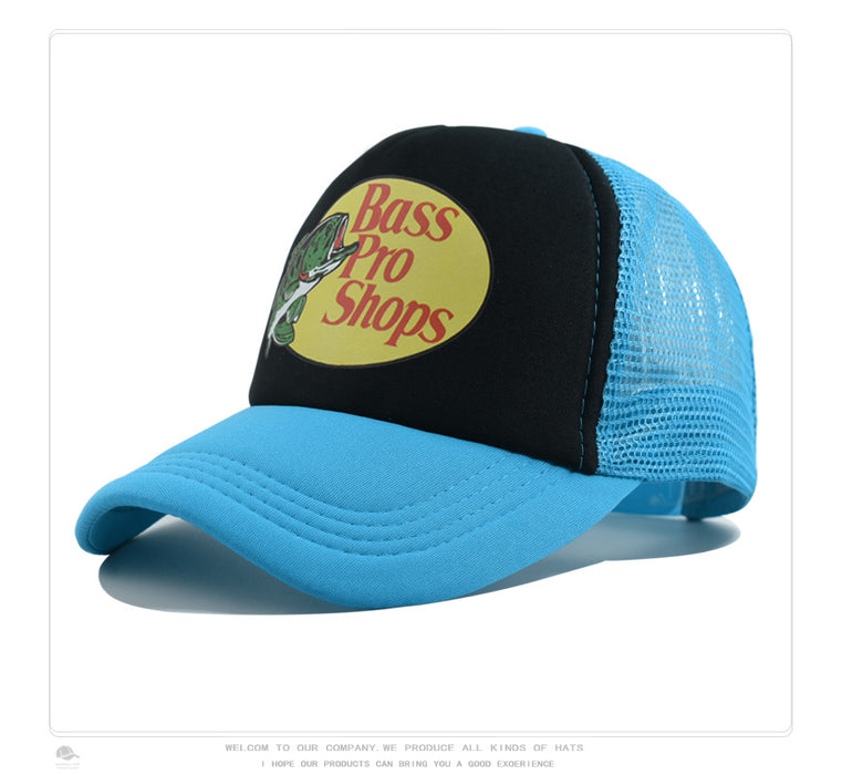 Wholesale Printed baseball cap summer net cap outdoor sunscreen sunshade driver cap