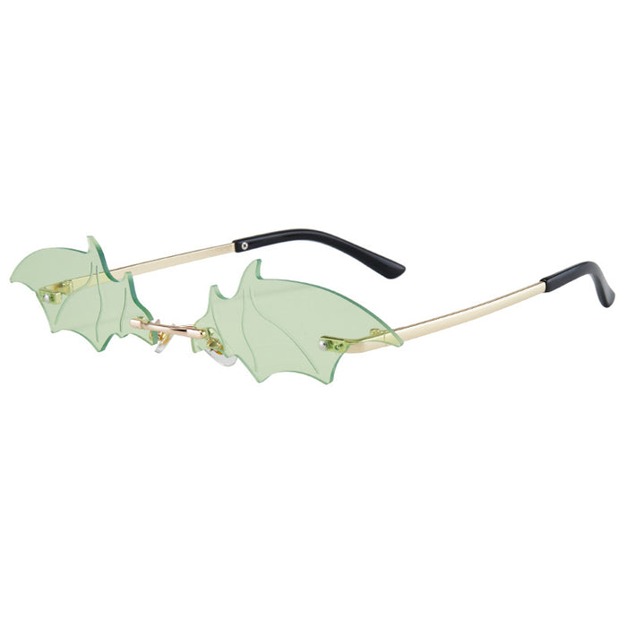 Wholesale Bat sunglasses exaggerated styling sunglasses without sunglasses