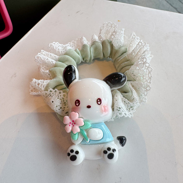 Wholesale Hair lace rubber band cute cartoon  hair band head rope does not hurt the hair elastic