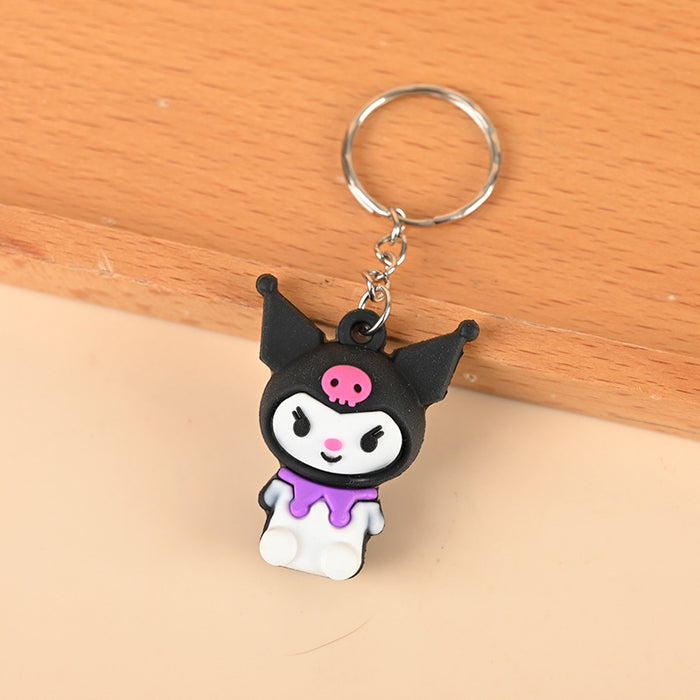 Wholesale 10PCS Cute Cartoon 3D PVC Keychain (S)JDC-KC-DongH001