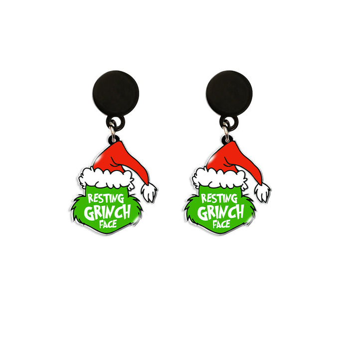 Wholesale Christmas Acrylic Earrings and Earrings JDC-ES-XiangL055