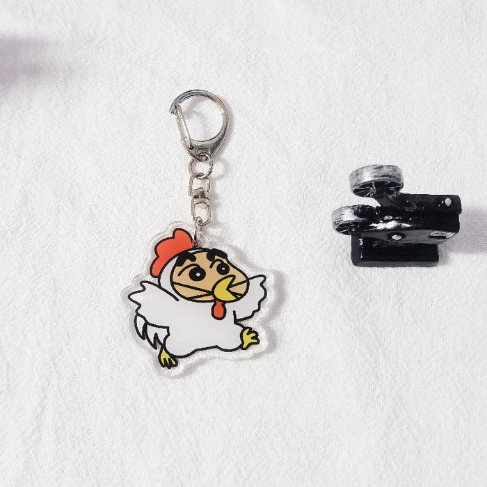 Wholesale cartoon acrylic keychains JDC-KC-ChuangYi014