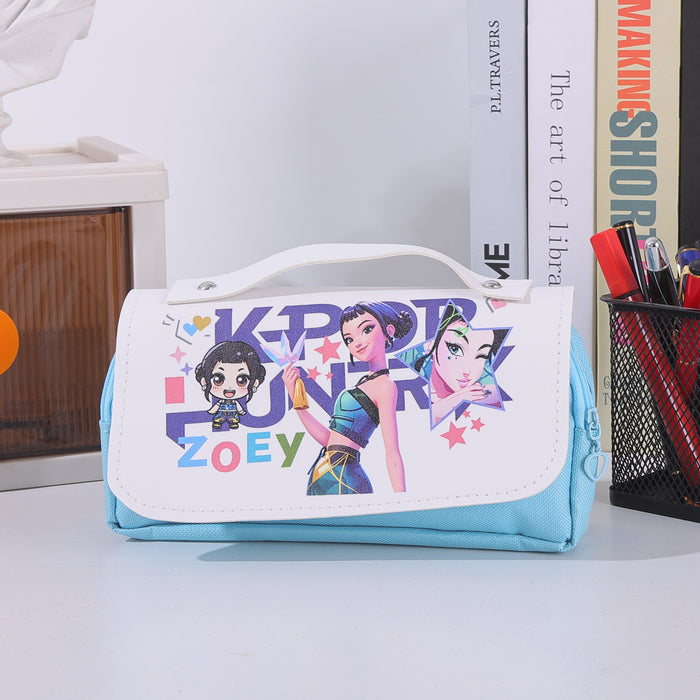 Wholesale KPOP Anime Large Capacity Pencil Case