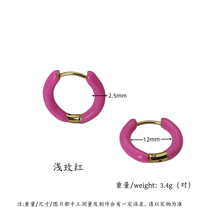 Wholesale Earrings, earrings, light luxury, high-end titanium steel jewelry