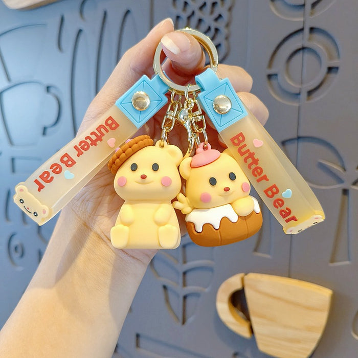 Wholesale Silicone Cartoon Doll Keychain JDC-KC-MingT202