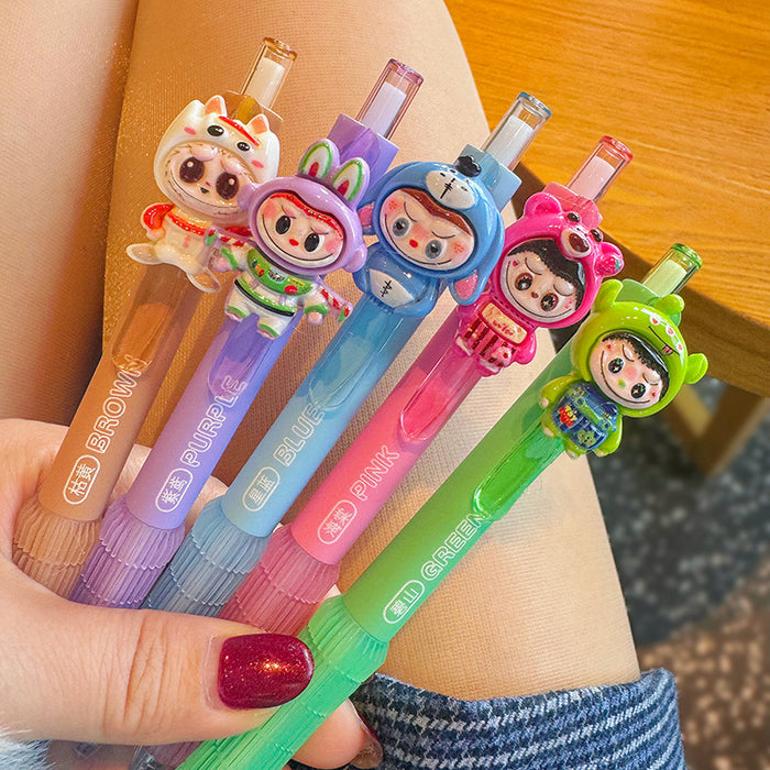 Wholesale Cartoon Cute Dopamine Press Gel Pen