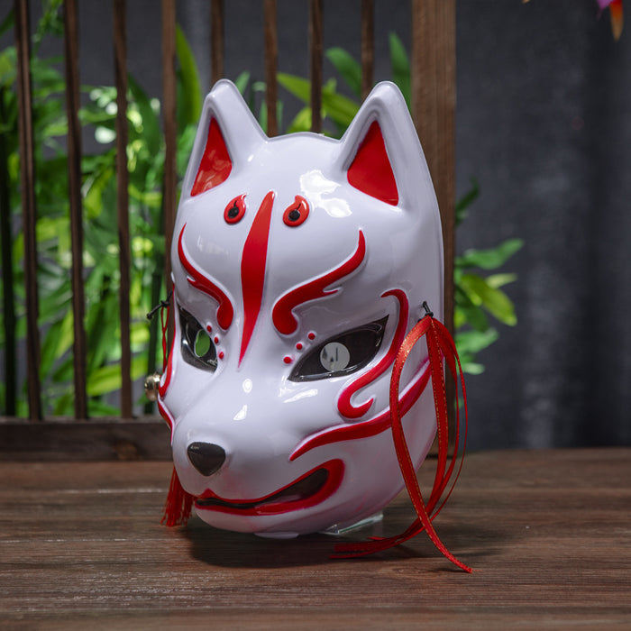 Wholesale Ancient Style Cos Dog-Headed Fox Demon Anime Performance Stage Mask Full-Face Fox National