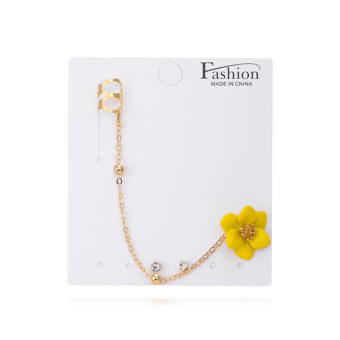 Wholesale retro 5 pairs of imitation gem crystal drop type Bohemian style female earrings