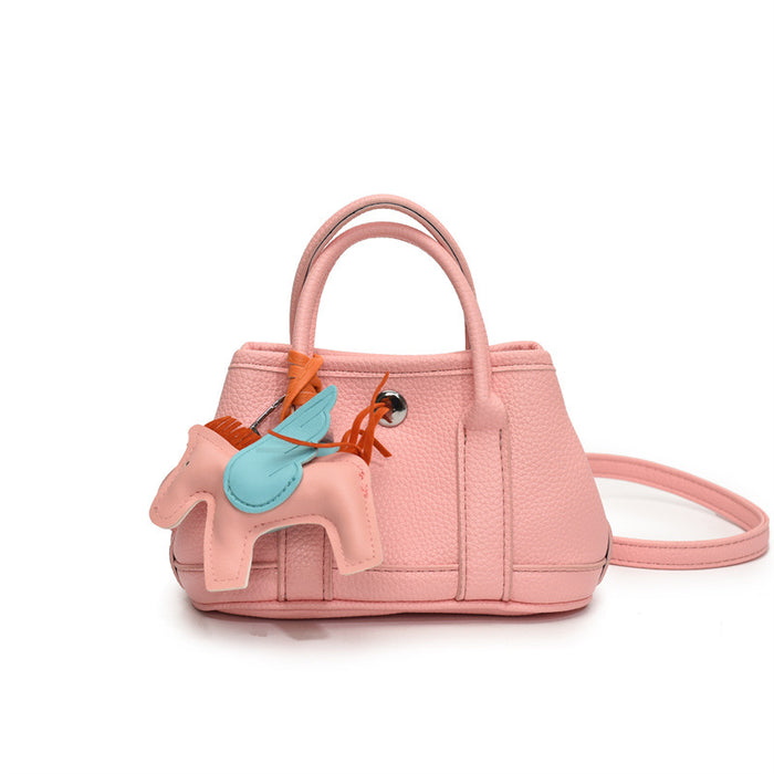 Wholesale Children's bag with high-end lychee pattern mini garden bag, girls' parent-child fashion show crossbody bag