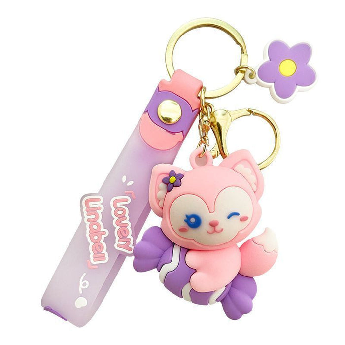 Wholesale Creative Cartoon Resin Doll Keychain JDC-KC-XingLao011