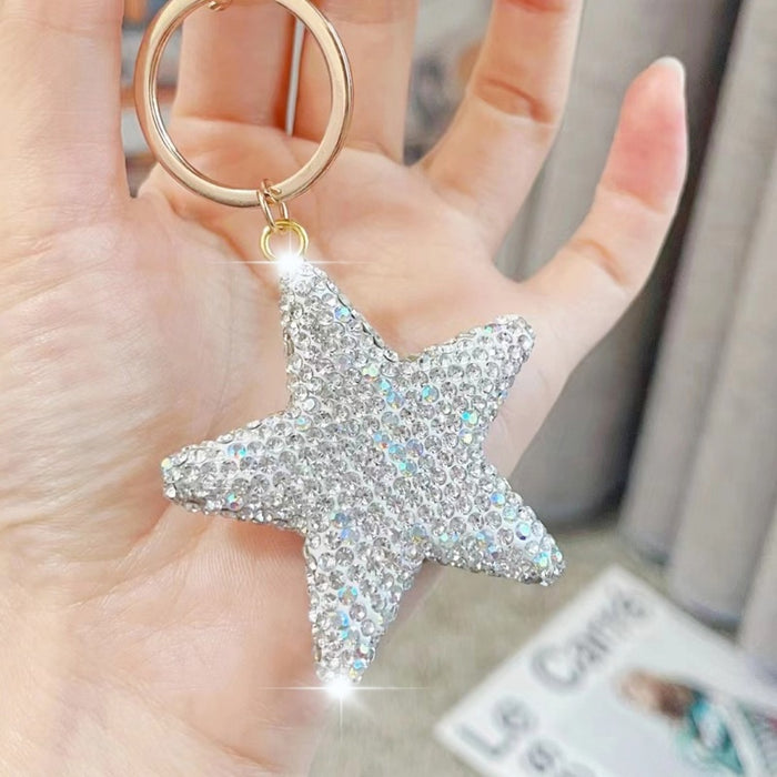 Wholesale Diamond Keychain Cute Cartoon Pendant JDC-KC-NaiLi001