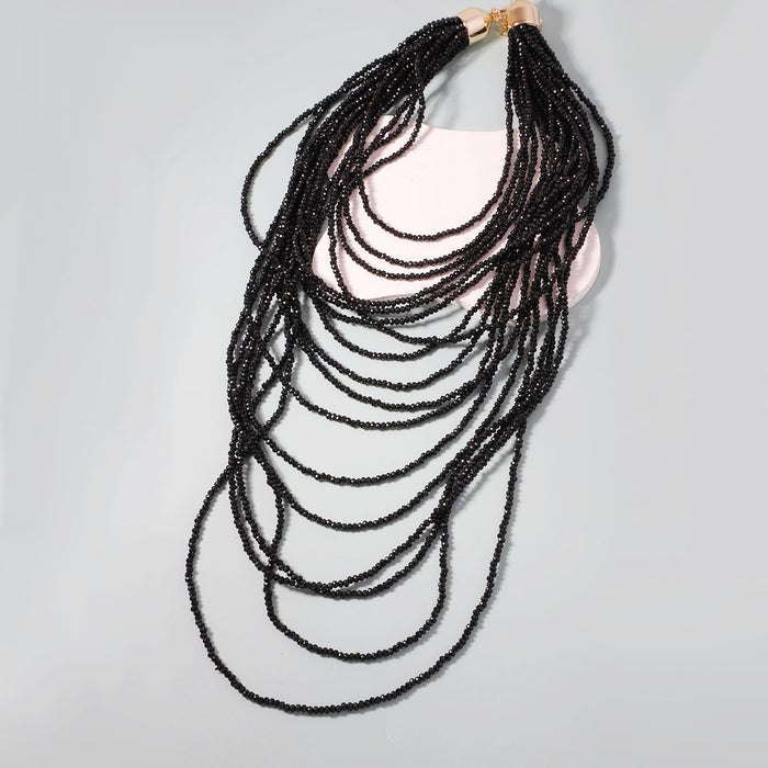 Wholesale Bohemian Fashion Complex Design Sense Multi-layer Women's Necklace