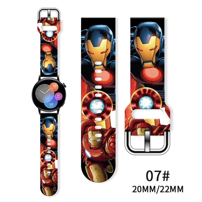 Wholesale Printed Tpu Watch Strap Wrist Strap JDC-WD-NuoQi077