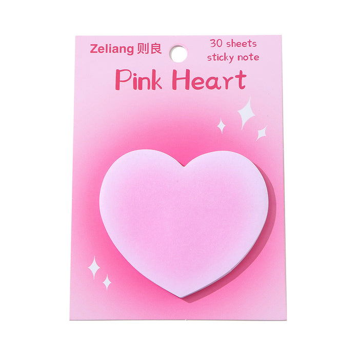 Wholesale Color Blush Halo Gradient Love Star Sticker Note