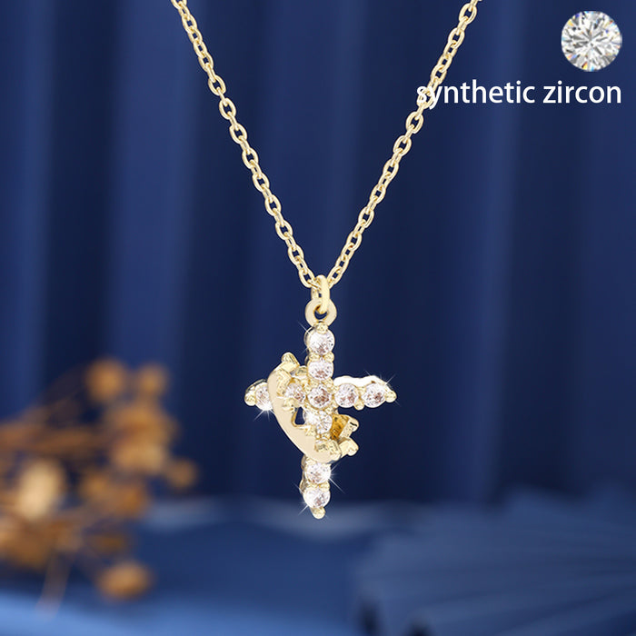 Wholesale Cross Series Copper Pendant Necklace