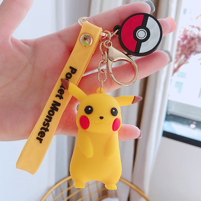 Wholesale PVC cute cartoon key chain （F) JDC-KC-Manm099