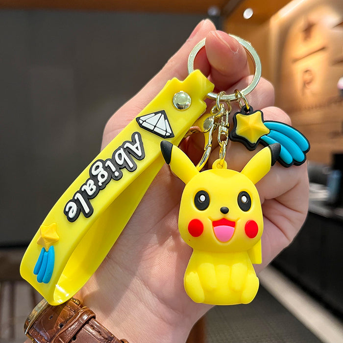 Wholesale Cartoon Doll Rubber Keychain JDC-KC-Tingm023