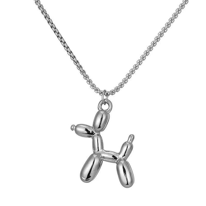 Wholesale Titanium Steel Simple Balloon Pendant Personalized Sweater Chain