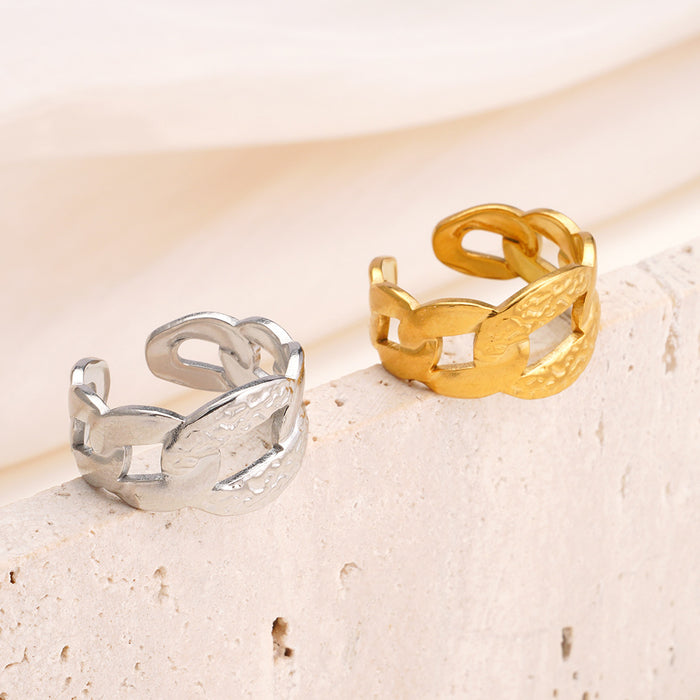 Wholesale NK chain stainless steel open ring
