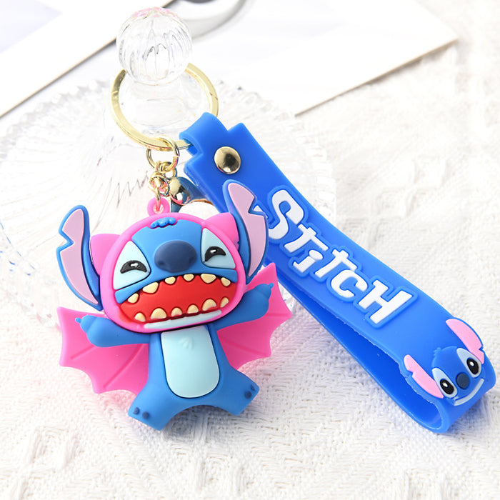 Wholesale  Cartoon  Keychain Soft  Key Pendant Couple Small Gift