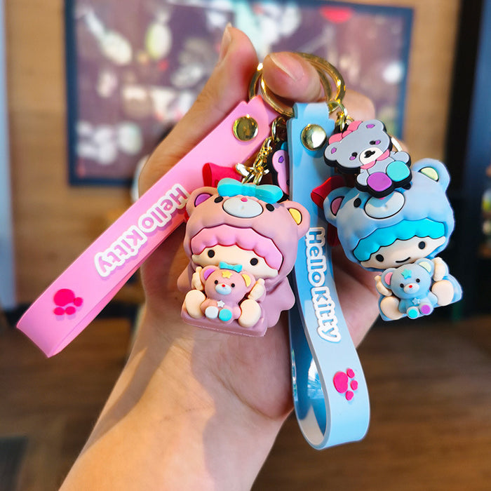 Wholesale Cartoon Doll Silicone Keychain JDC-KC-Tingm139