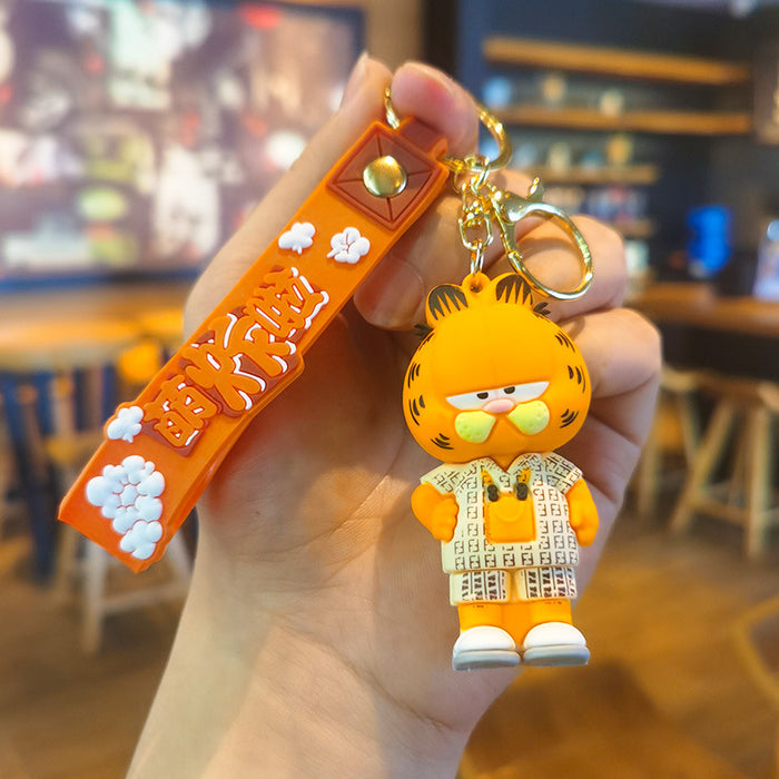 Wholesale Cartoon Silicone Doll Keychain JDC-KC-Tingm202