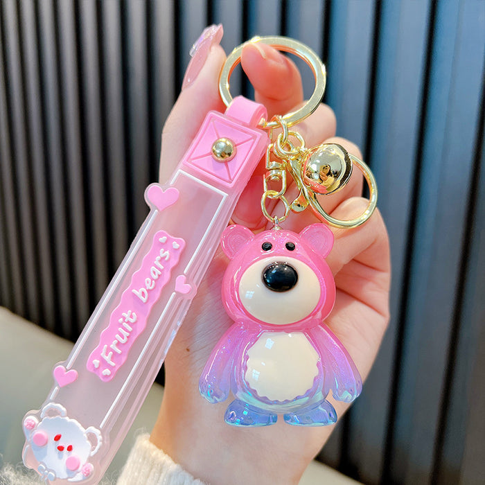 Wholesale Acrylic Doll Bear Keychain JDC-KC-WoA019