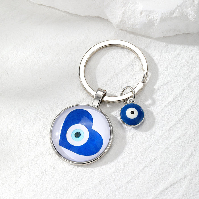 Wholesale Time Gem Demon Eye Alloy Keychain JDC-KC-HengX030