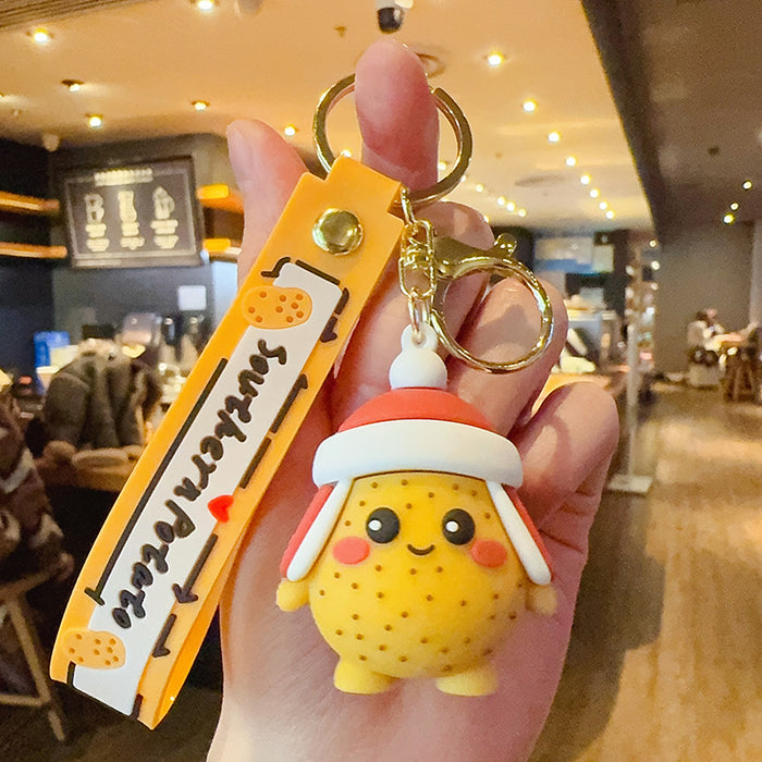 Wholesale Cartoon Small Potato PVC Keychain JDC-KC-JinG003