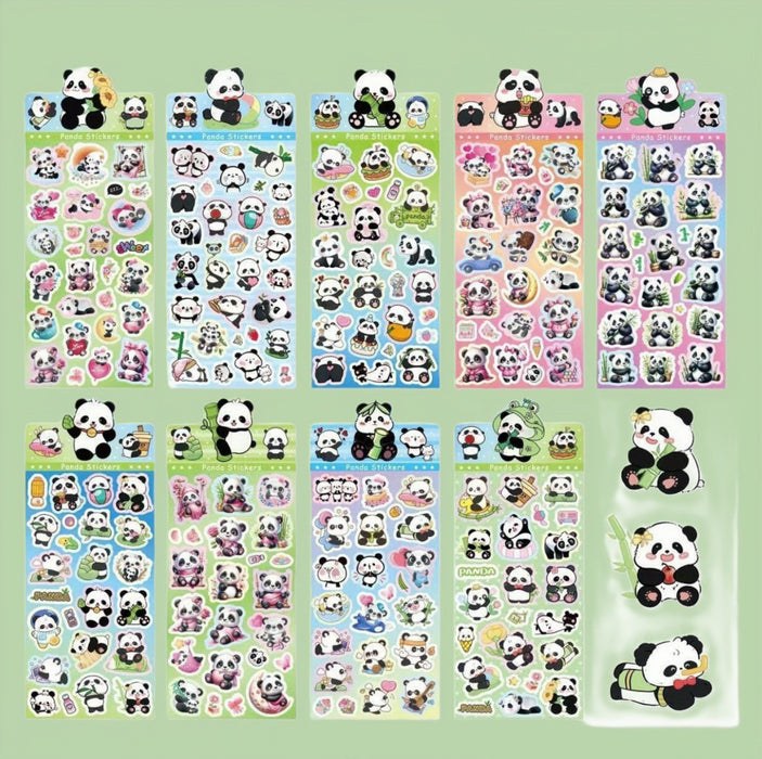 Wholesale cartoon Laser Goo Card Sticker Cute Hand Account Decoration Sticker